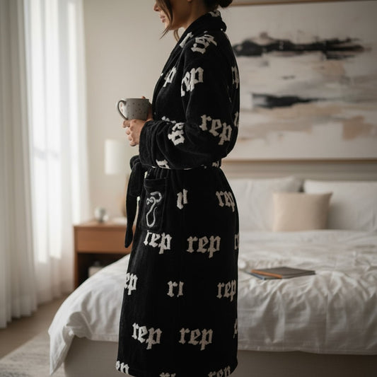 Embroidered Reputation Bath Robe