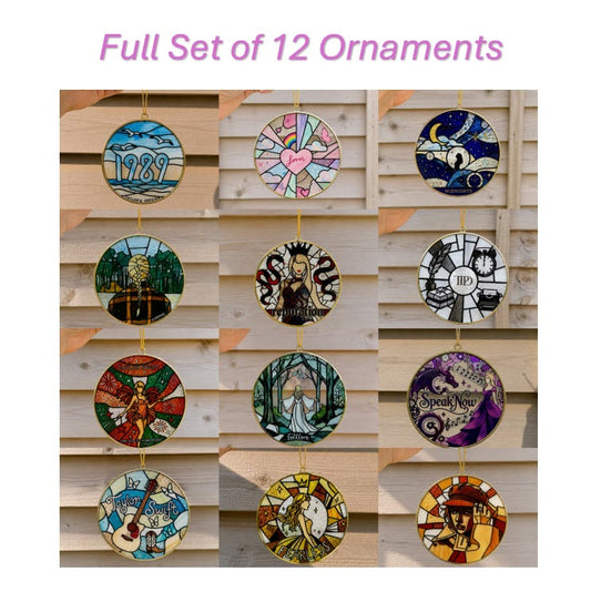 Full set of 12 Eras Ornaments