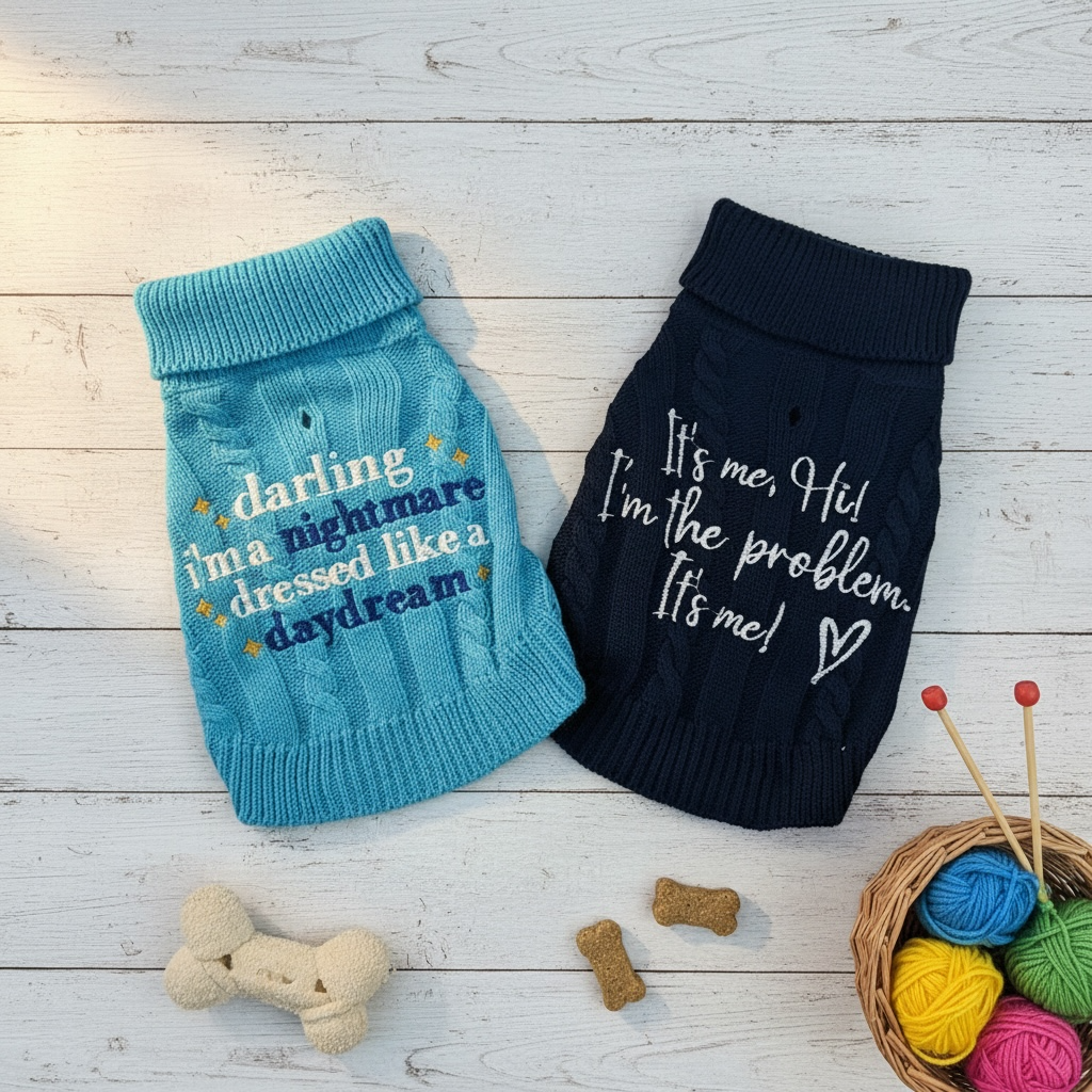 Swiftie Doggy Sweaters