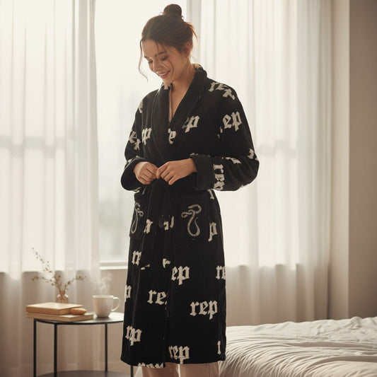 Embroidered Reputation Bath Robe